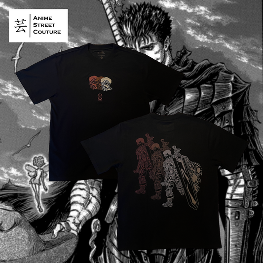 GUTS EDITION - CAMISETA - OVERSIZE - BORDADO - 240g/m2 - 100% ALGODÓN